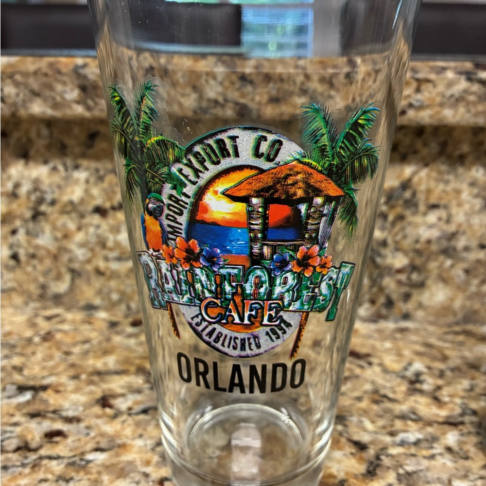 Rainforest Cafe Glass